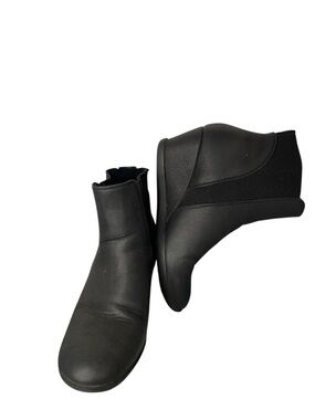 Skechers Women's Black Slip-On Ankle Booties